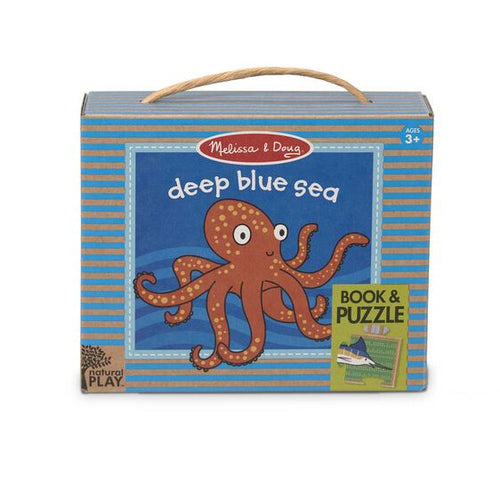 Melissa & Doug Deep Blue Sea Book and Puzzle-31246