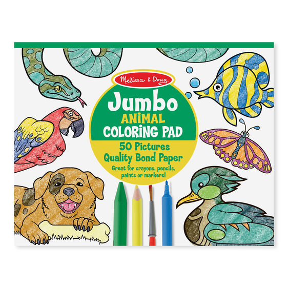 Melissa & Doug Jumbo Coloring Pad - Animal 4200