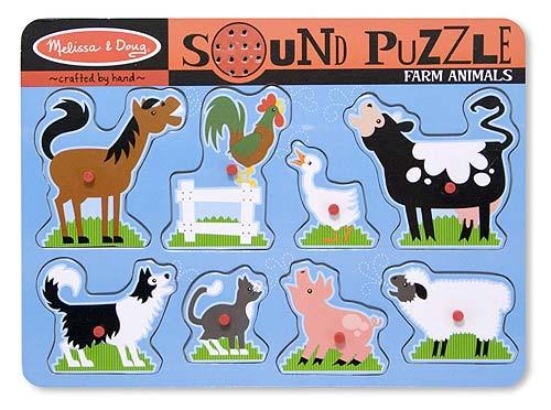 Melissa and Doug Farm Animals Sound Puzzle