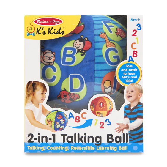 Melissa & Doug 2 in 1 Talking Ball 9181