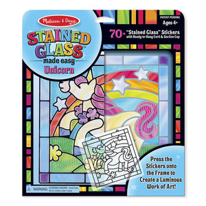 Melissa & Doug Stained Glass Unicorn-9299