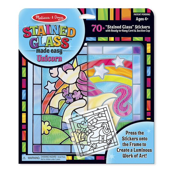 Melissa & Doug Stained Glass Unicorn-9299