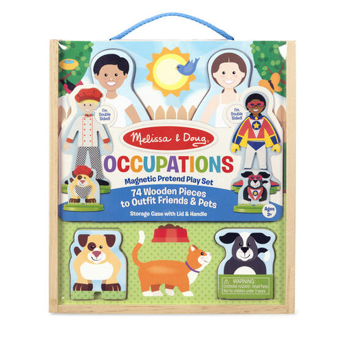 Melissa & Doug Occupations Magnetic Pretend Play Set 9309