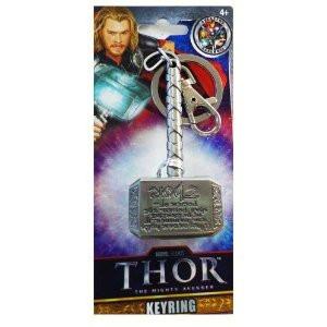 Marvel Colored Pewter Keyring- Thor Hammer