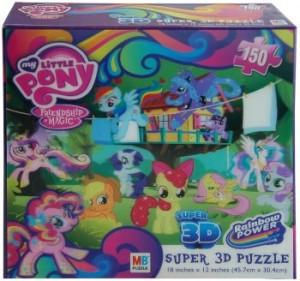 My Little Pony 8x8 3D 150 pc Puzzle
