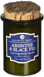 Northern Lights Candles: Spirits Jars-Absinthe & Black Fig