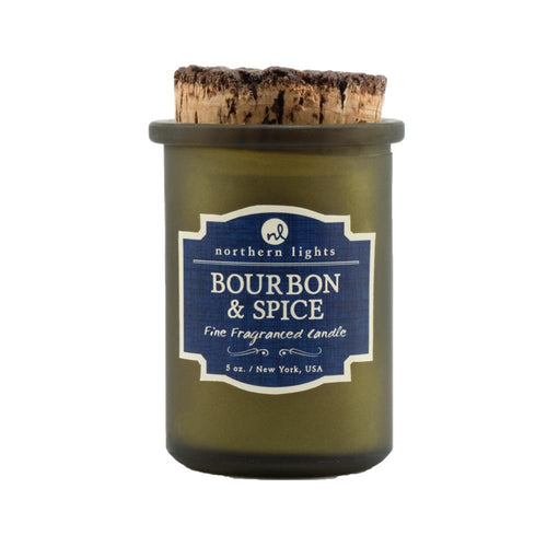 Northern Lights Candles: Spirits Jars-Bourbon & Spice