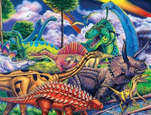Load image into Gallery viewer, World of Animals Dinosaur Friends 100pc Jigsaw Puzzle