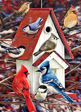Load image into Gallery viewer, Cobble Hill Winter Birdhouse 1000pc Puzzle