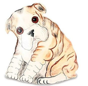 Winston Small English Bulldog Puppy Vase 7.5"
