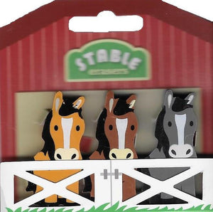Horse Eraser Set, pack of 3 erasers - Freedom Day Sales
