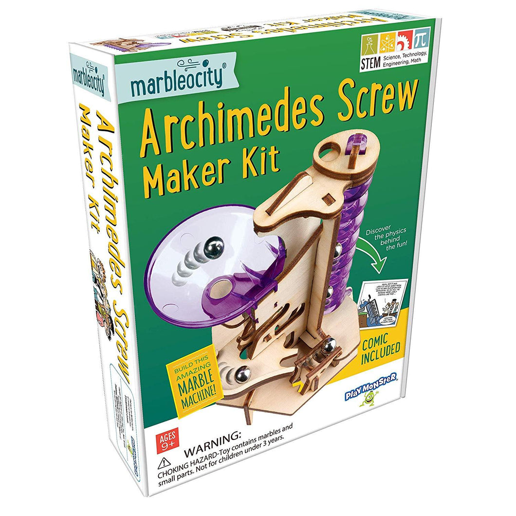 Marbleocity Archimedes Screw Maker Kit