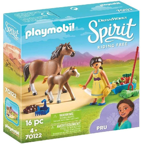 Spirit Riding Free Pru with Horse and Foal
