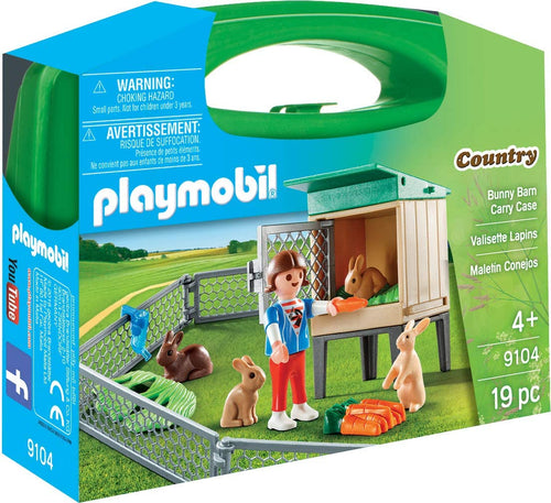 Playmobil Country Bunny Barn Carry Case