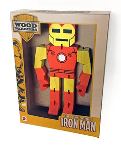 Marvel Iron Man Wooden Warriors Doll 8"