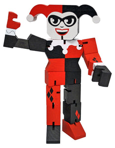 DC Comics Harley Quinn Wooden Warriors Doll 8"