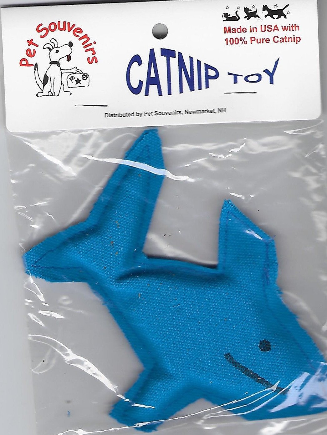 Blue Catnip Shark Toy