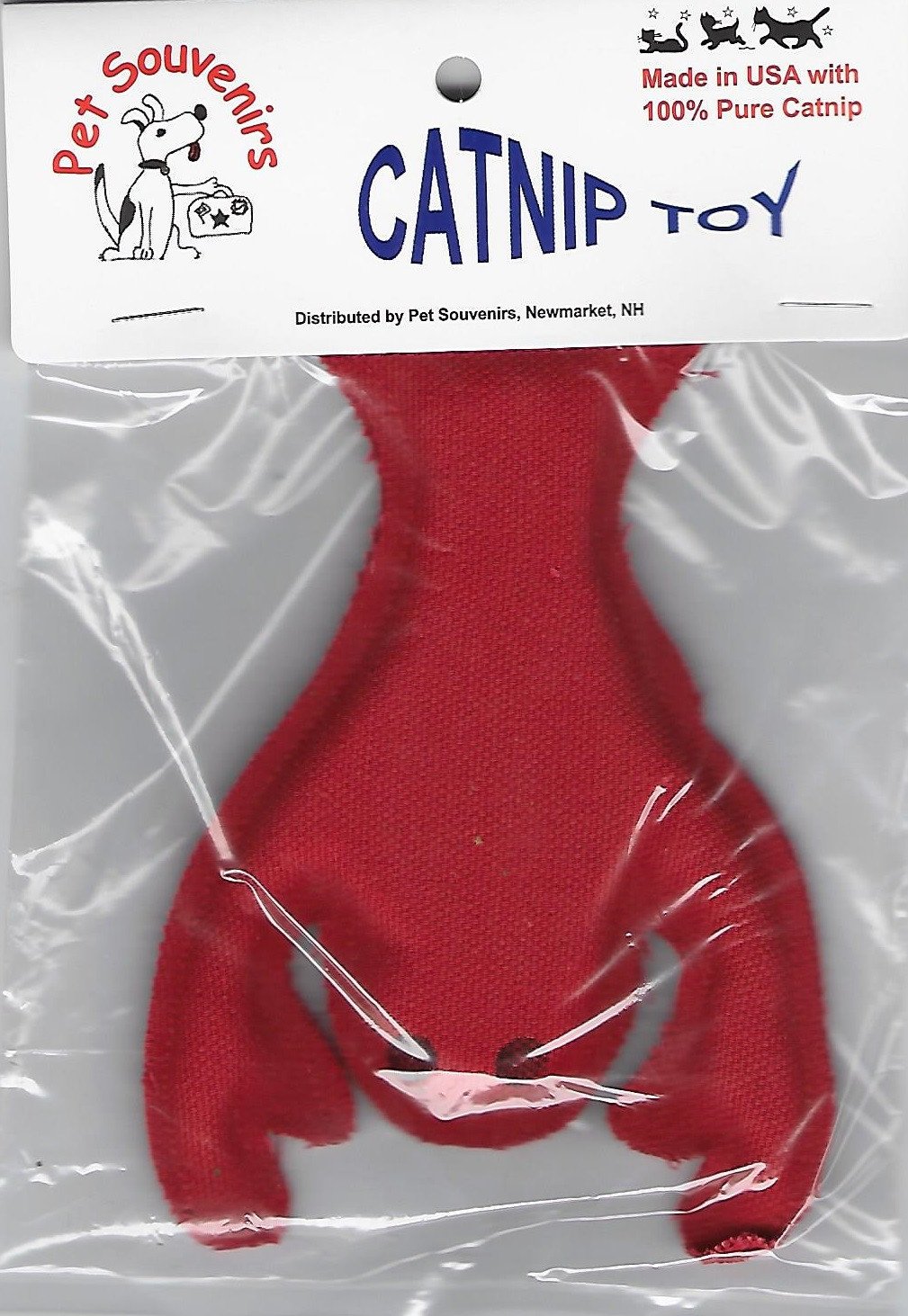 Red Catnip Lobster Toy