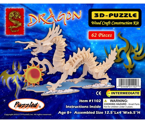 Dragon Small Woodcraft Car Construction Kit