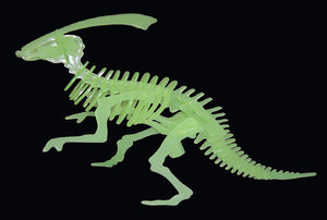 Parasaurolophus Glow in the Dark 3D Puzzle