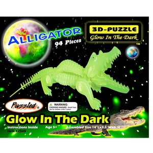 Alligator Glow in the Dark 3D Puzzle