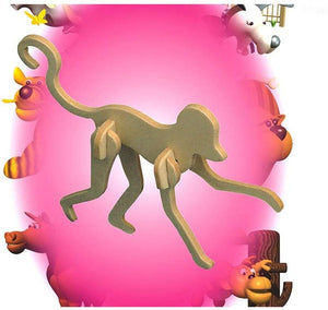 Monkey Mini 3D Jigsaw Puzzle