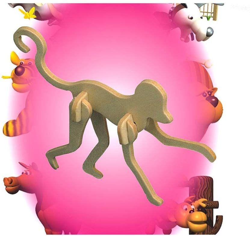 Monkey Mini 3D Jigsaw Puzzle