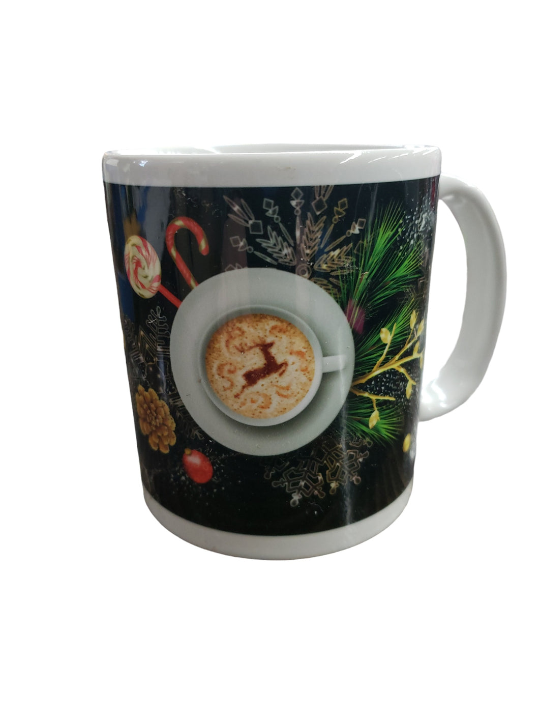 Leanin Tree Fa La La La Latte Ceramic  Christmas Gift Mug #56440