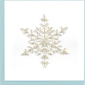 Quilling Card Snowflake Greeting Card