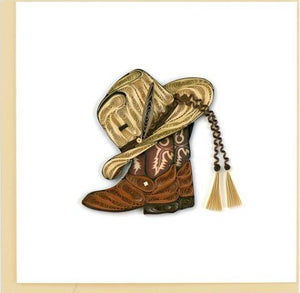 Quilling Card Cowboy Toys Greeting Card