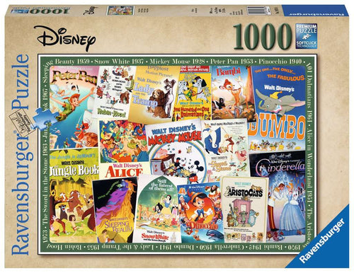 Disney Vintage Movie Posters 1000pc Puzzle