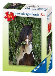 Ravensburger Horses 54 piece Mini Puzzle-Pinto in Trees