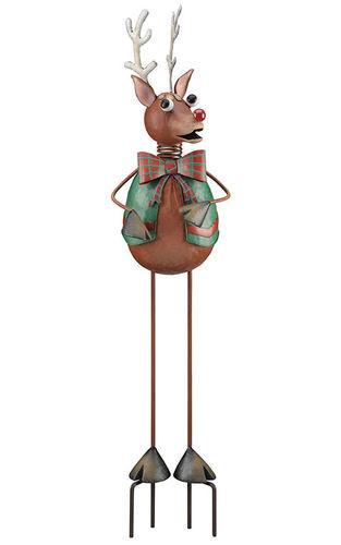 Large Rudolph Garden Stake