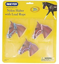 Load image into Gallery viewer, Breyer Nylon Halters Hot Colored-3 Piece Assortment