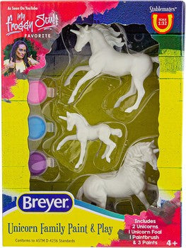 Breyer Paint and Play Unicorn Family #4262