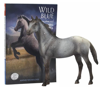 Breyer Wild Blue Horse and Book Set #6136