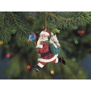 Strolling Santa Ornament