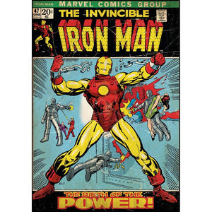 Iron Man Comic Cover Giant Wall Decal