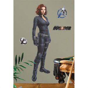 The Avengers Black Widow Giant Wall Decal