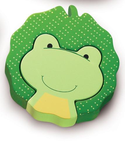 Mini 2 piece Puzzles-Frog