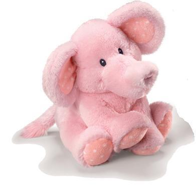 Elliefumps Elephant Plush-Large Pink, 13