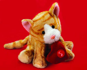 8" Meowing Kitties Plush-Orange Tabby