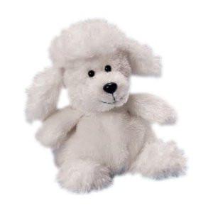Luvvies Dog-Janet the White Poodle 5"