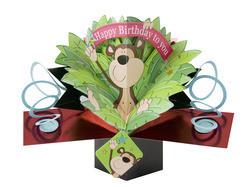 Pop Up Card-Happy Birthday Monkey