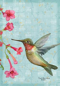 David T. Sands Garden Flag - Hummingbird