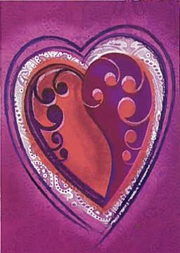 David T. Sands Estate Flag- Heart