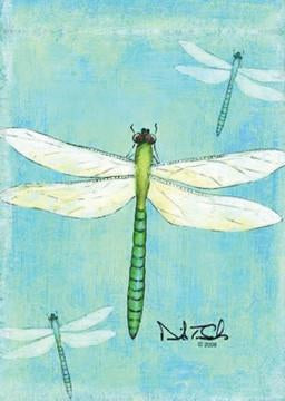 David T. Sands Estate Flag - Dragonfly with White Wings
