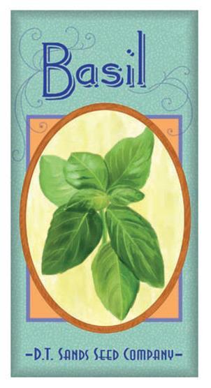 David T. Sands Herbs Mini Flag - Basil