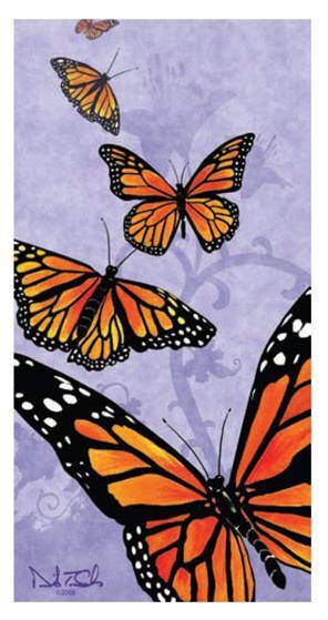 David T. Sands Mini Flag - Flutter of Butterflies