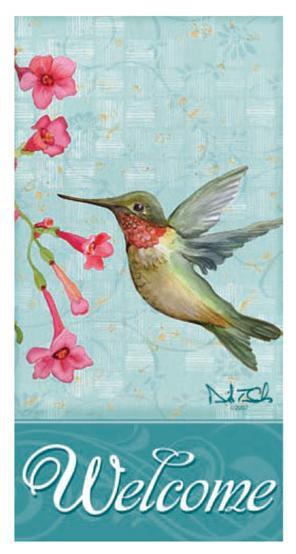 David T. Sands Mini Flag - Hummingbird